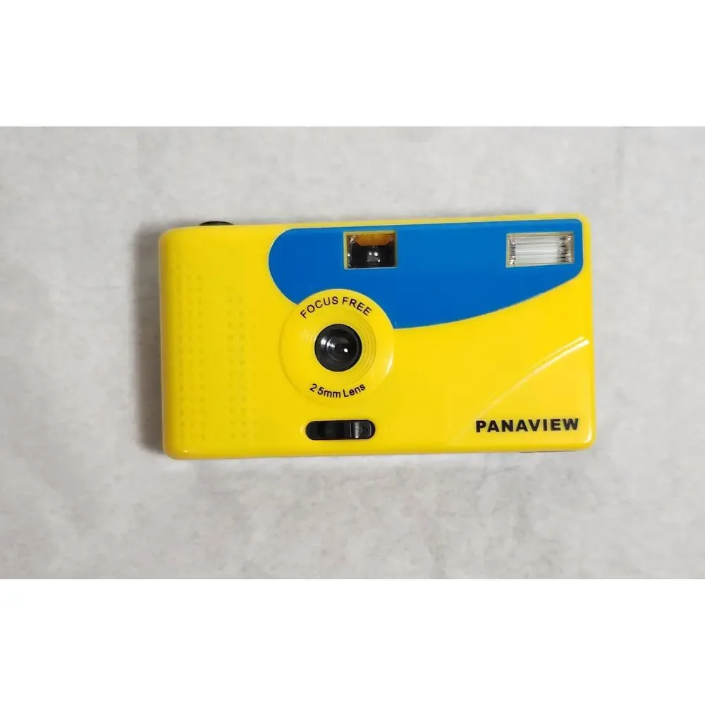 Panaveiw 35MM Camera With Underwater Housing And Wrist strap Pre-owned